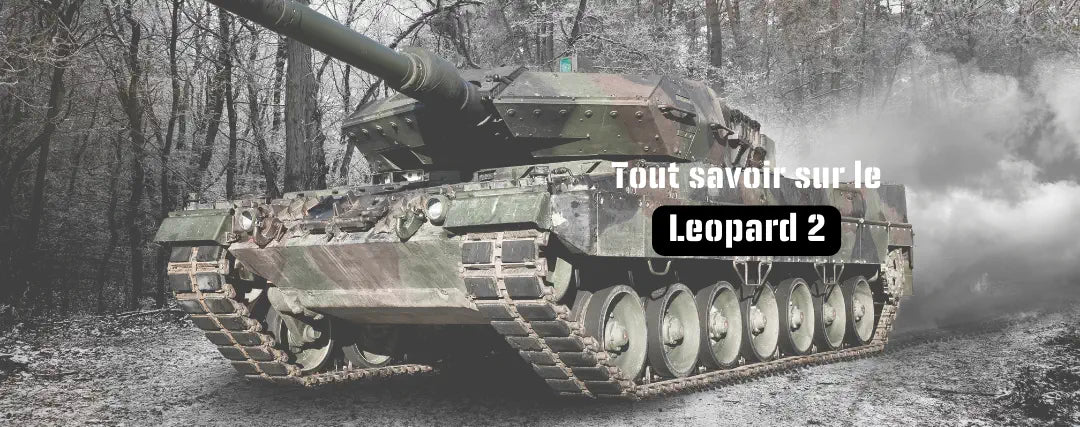 Char Leopard 2 Allemand en action