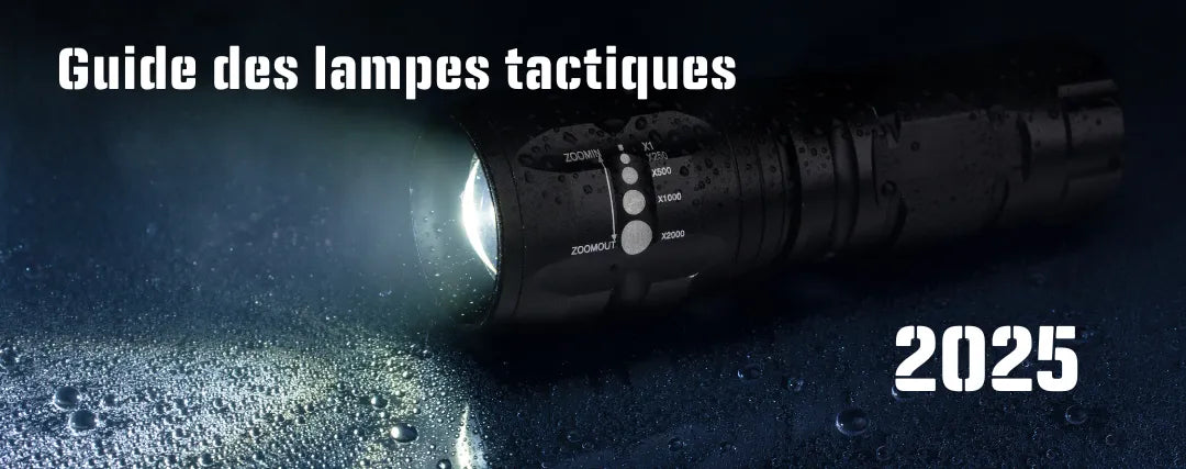 Quelle lampe tactique choisir en 2025 ?