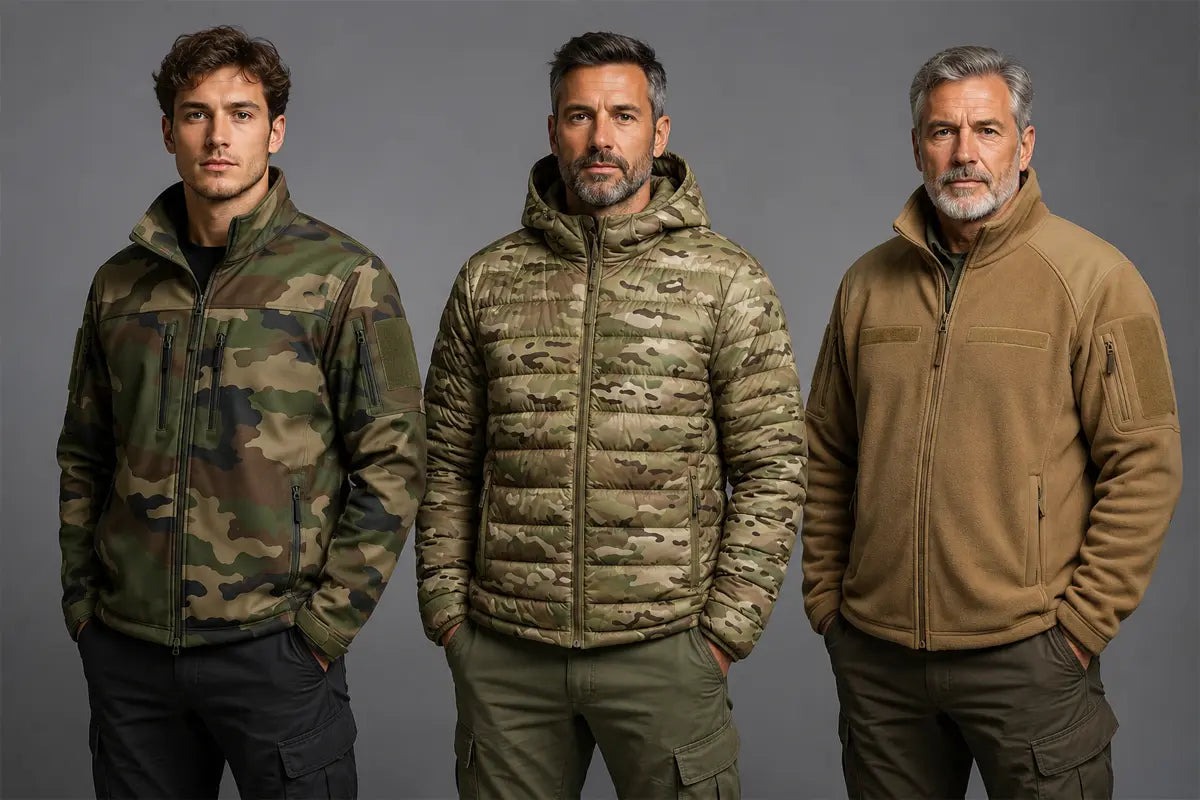 Modèles de vestes militaires de combat