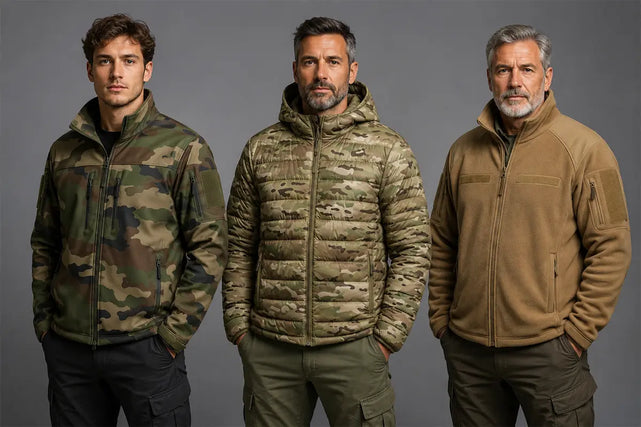 Modèles de vestes militaires de combat
