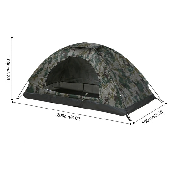 1 place Tente militaire camouflage dimensions