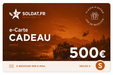Carte-cadeau 500€ - SOLDAT.FR