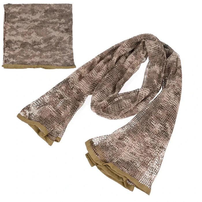 Echarpe camouflage filet tactique sniper desert militaire