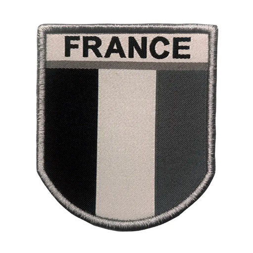 Ecusson France brodé gris