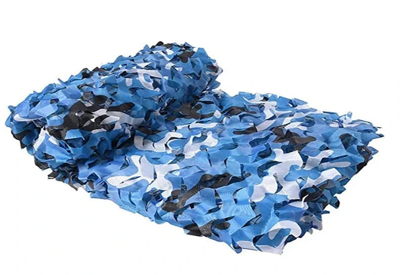 Filet de camouflage double couche 210D bleu