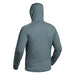 Hoodie tactique INSTRUCTOR X-MOVE gris béton capuche vue de dos