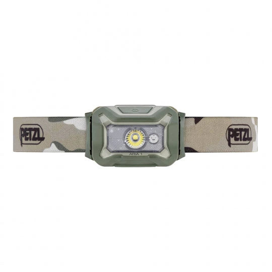 Lampe frontale militaire Petzl 350 lumens Aria 1 camouflage CE/FR