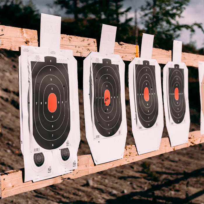Cible de tir militaire lot de 10 à 25 mètres tout-temps 35 x 40 cm sur le terrain
