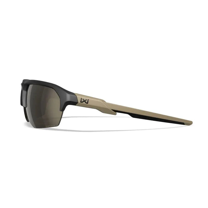 Lunettes de protection balistique Jakl noir / tan verres Captivate™ tungsten mirror marque Wiley
