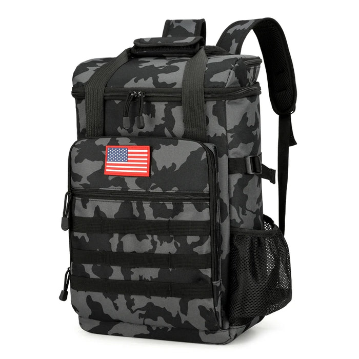 Pack Tactique 25L Laser Cut (Camouflage noir)