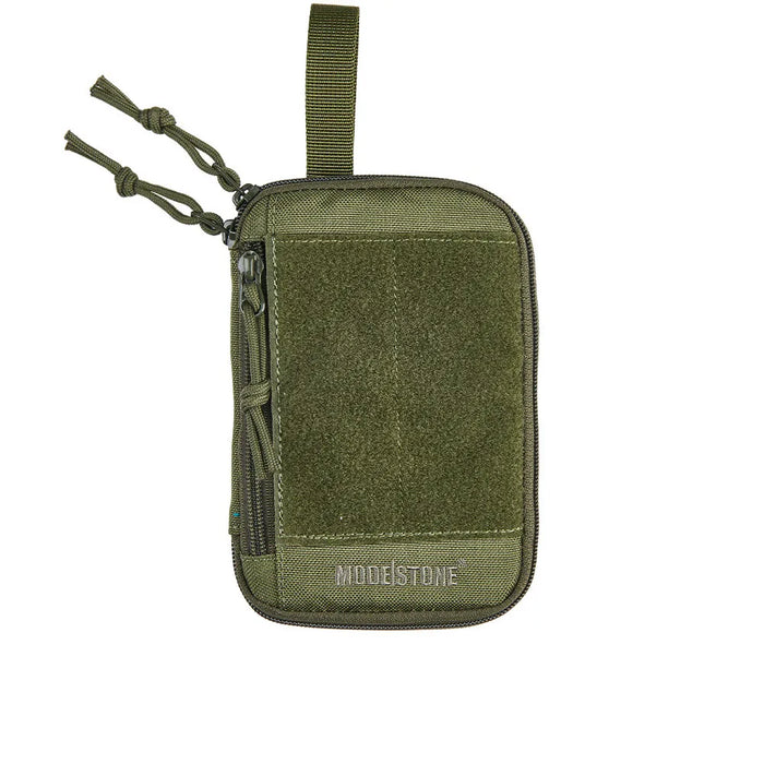 Pochette tactique pour carnet tout-temps 96 x 148 cm vert olive velcro