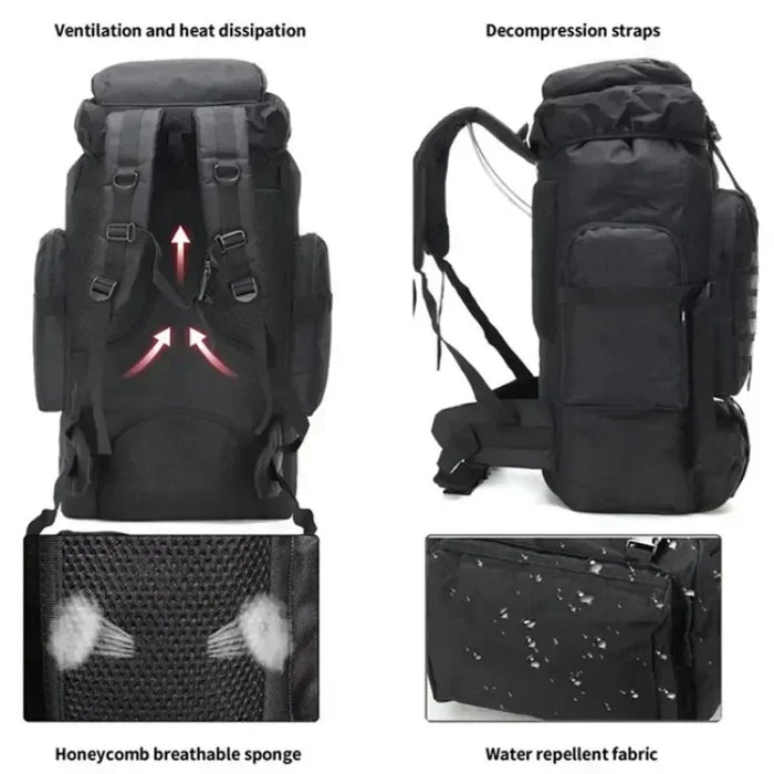 Sac à Dos Expédition 80L (noir)