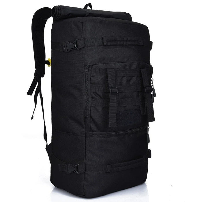 Sac à Dos Tactique 50L (Camouflage Noir)