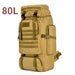 Sac de Haute Montagne & Expédition 80L – (Kaki)