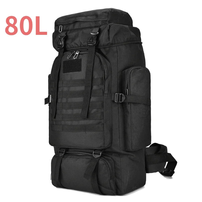 Sac de Haute Montagne & Expédition 80L – (Noir)