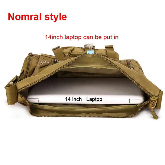 Sacoche Tactique Ordinateur & EDC (Dimensions)