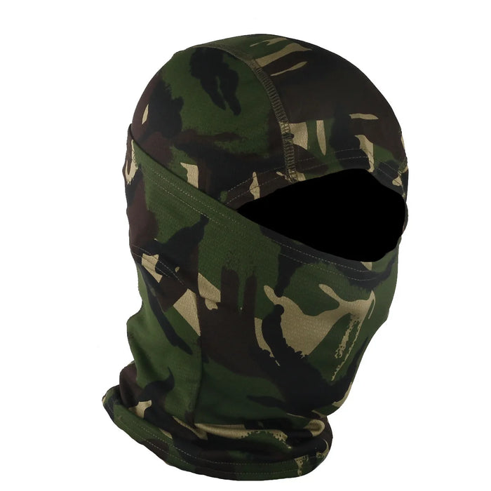 Cagoule tactique camouflage respirante camouflage vert