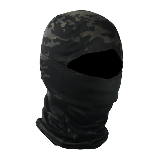 Cagoule tactique camouflage respirante militaire noir
