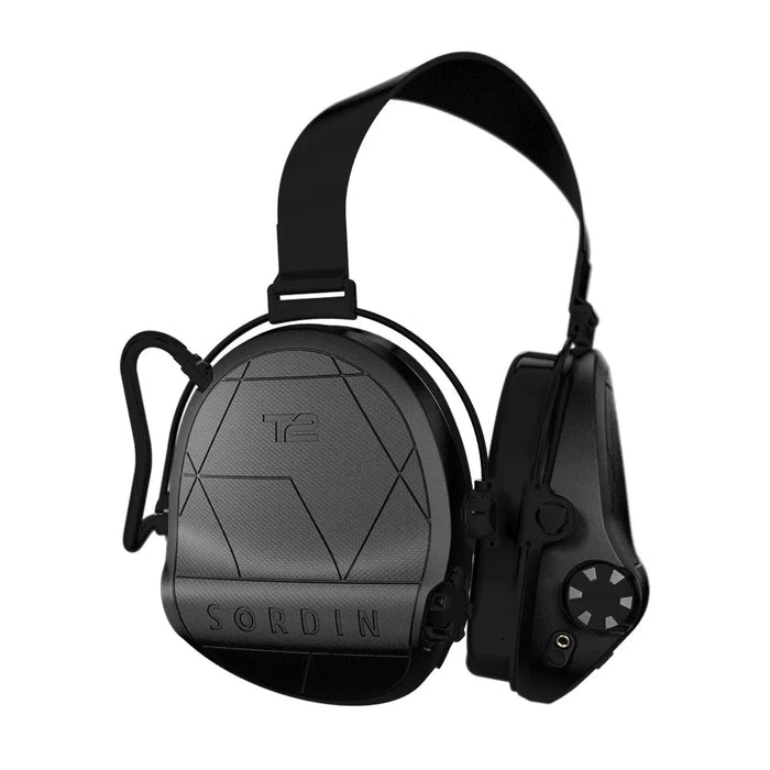 Casque anti-bruit Suprême T2 noir serre-nuque en tissu noir