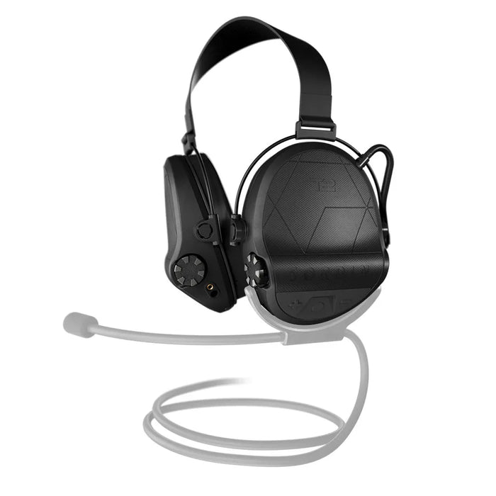 Casque anti-bruit Suprême T2 noir serre-nuque tissu noir support micro