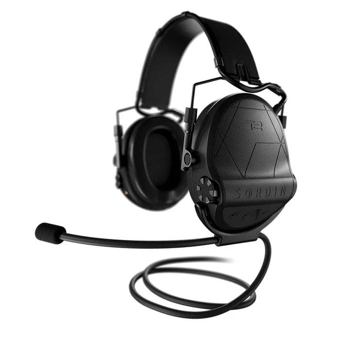 Casque anti-bruit Suprême T2 noir serre-tête cuir noir micro