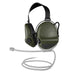 Casque anti-bruit Suprême T2 vert olive serre-nuque tissu noir support micro