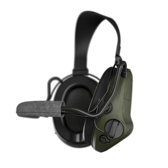 Casque anti-bruit Suprême T2 vert olive serre-nuque tissu noir micro