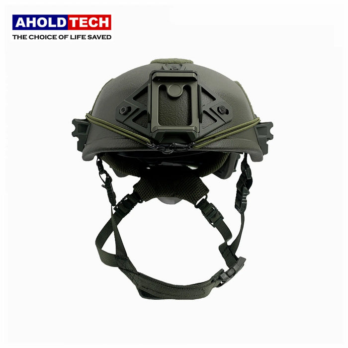 Casque balistique NIJ IIIA hi cut vert - Le Protecteur Casque balistique NIJ IIIA hi cut vert - Le Protecteur