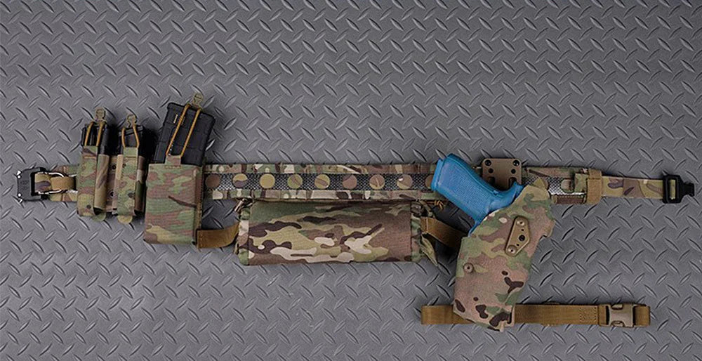Ceinture tactique modulaire rembourrée avec poches MOLLE Ceinture tactique modulaire rembourrée avec poches MOLLE