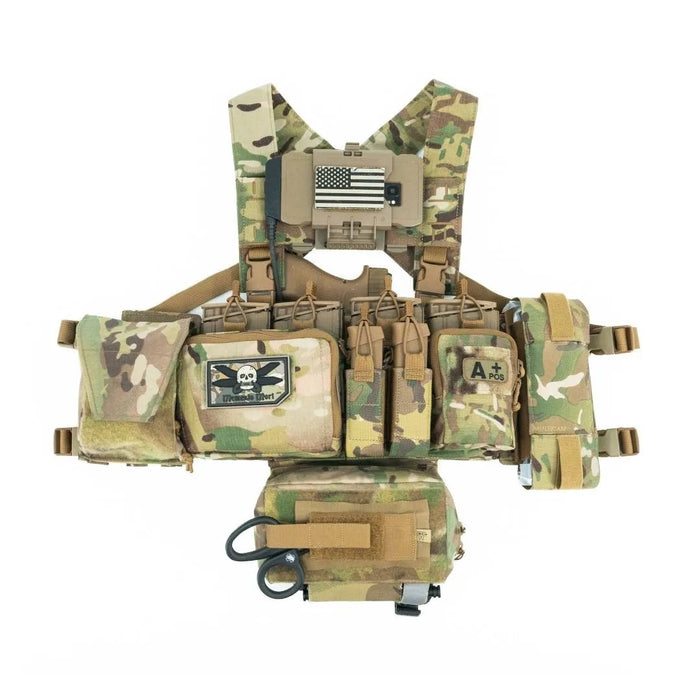 Chest RIG DC3R Heavy Multicam équipé