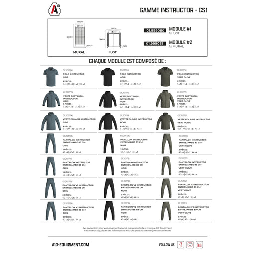 Concept Store A10 Equipment Gamme INSTRUCTOR CS1