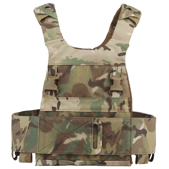 Gilet tactique porte-plaques Multicam