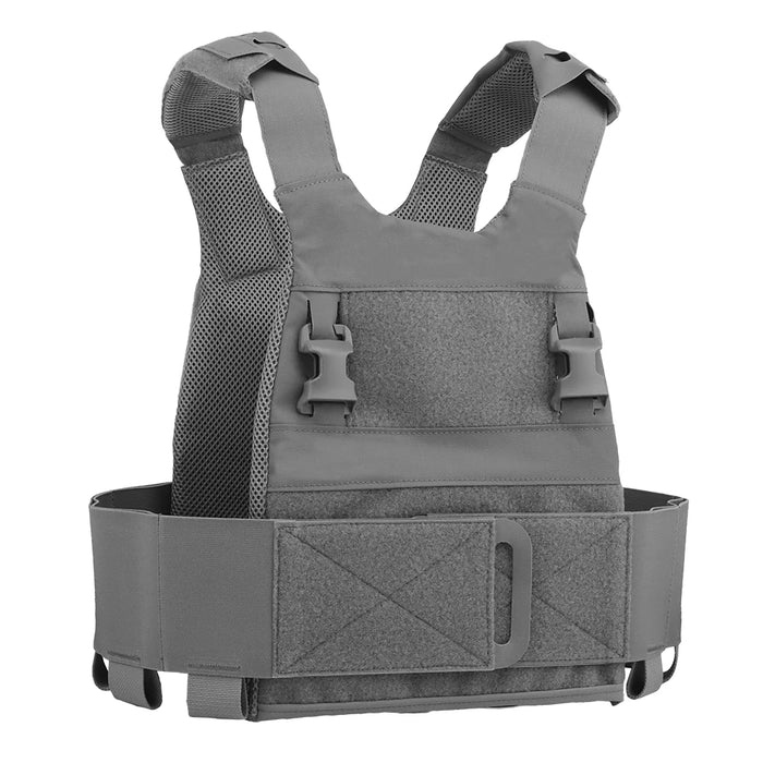 Gilet tactique porte-plaques modulaire Gris