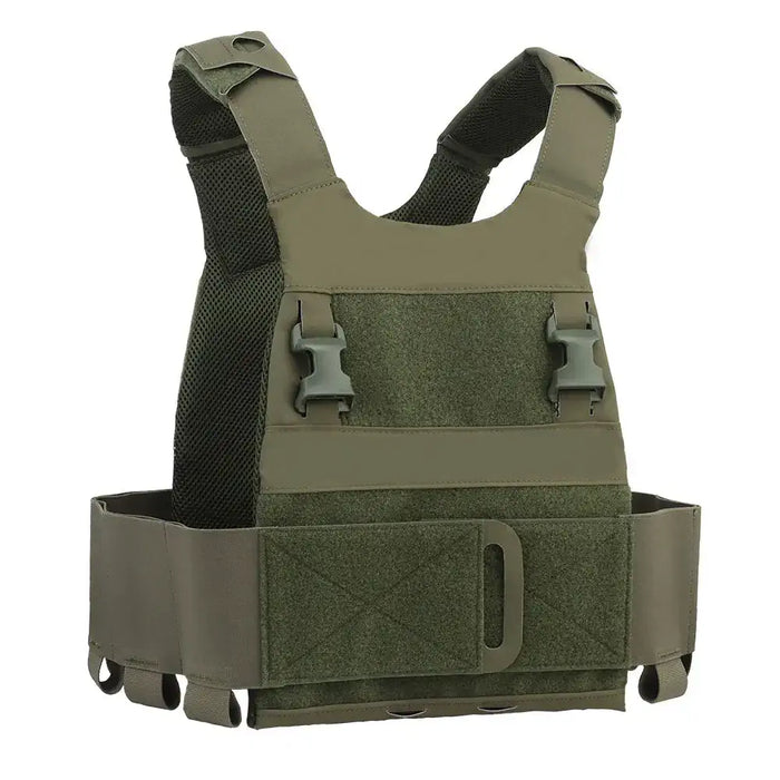 Gilet tactique porte-plaques modulaire multi-missions Vert Olive