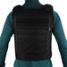 NIJ 4 Tactical Bulletproof Vest worn by a soldier from the back