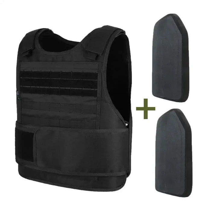 Tactical Bulletproof Vest NIJ 4 pack with Plates
