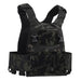 Gilet tactique porte-plaques modulaire Multicam noir