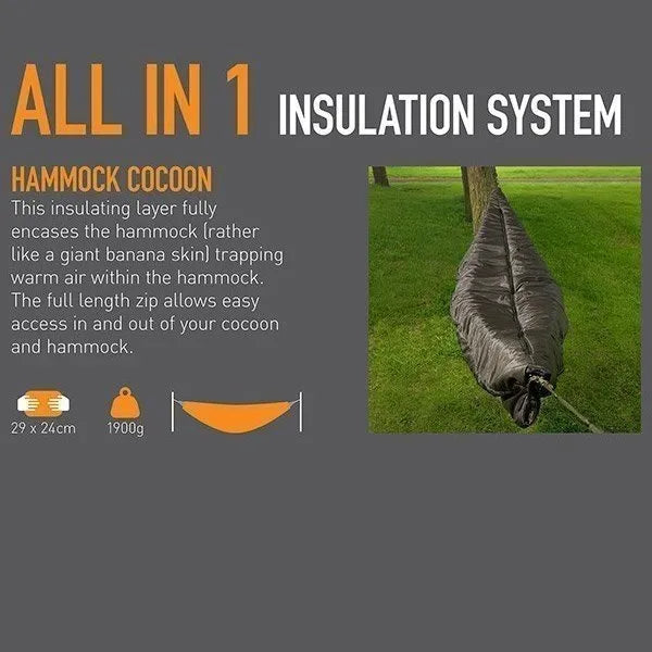 hängematte armee Snugpack Militär-Hängematten-Schlafsack Cocoon Olivgrün