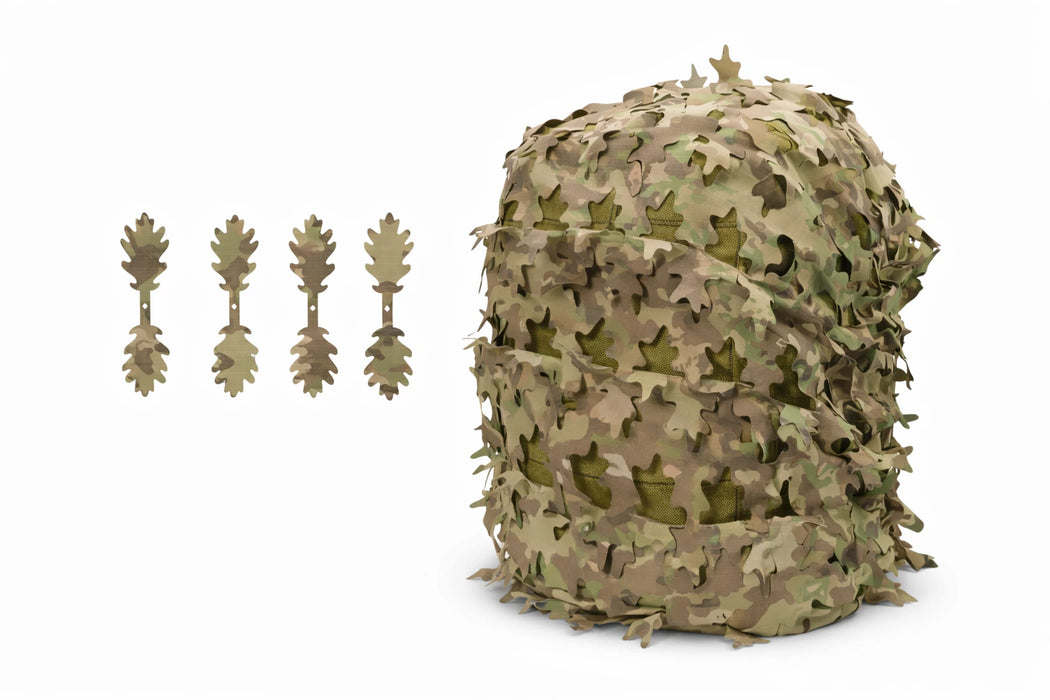 Housse camouflage sac à dos 3D feuilles camouflage 11