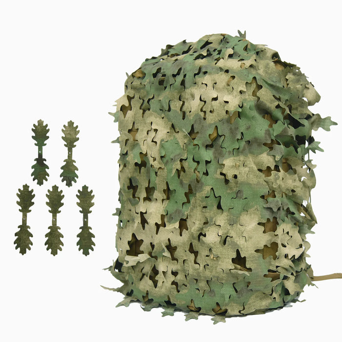 Housse camouflage sac à dos 3D feuilles camouflage 5