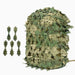 Housse camouflage sac à dos 3D feuilles camouflage 5