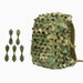 Housse camouflage sac à dos 3D feuilles camouflage 8