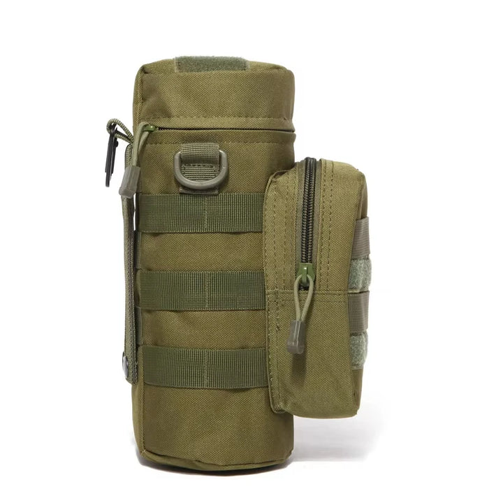 Pochette gourde tactique Molle vert