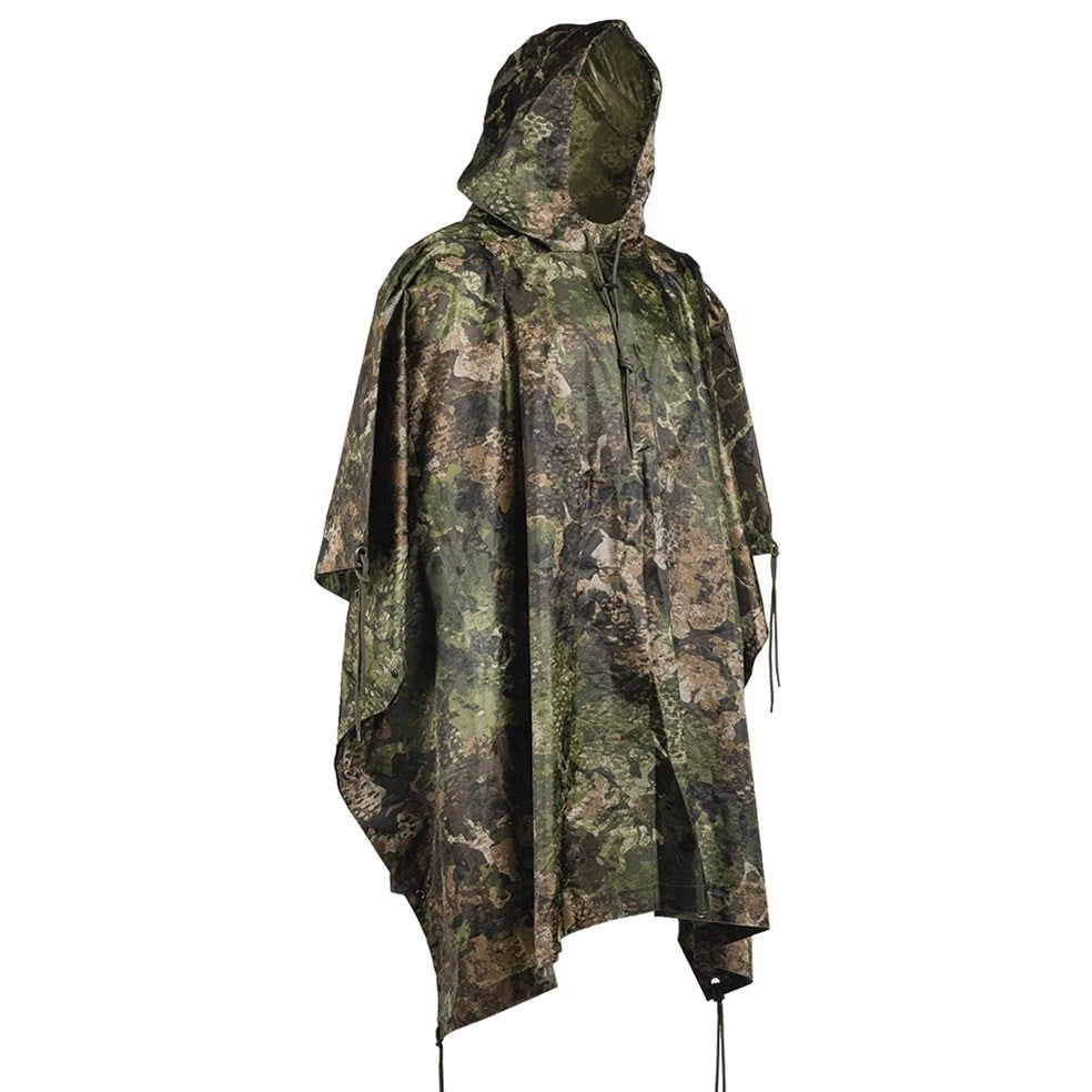 M-Tac® Poncho Militaire Armée Capuche Imperméable Ripstop