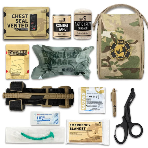 Trousse IFAK RHINO RESCUE contrôle des saignements Multicam