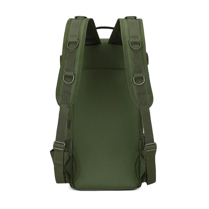 Sac à dos tactique 36L grande capacité vert vue dos