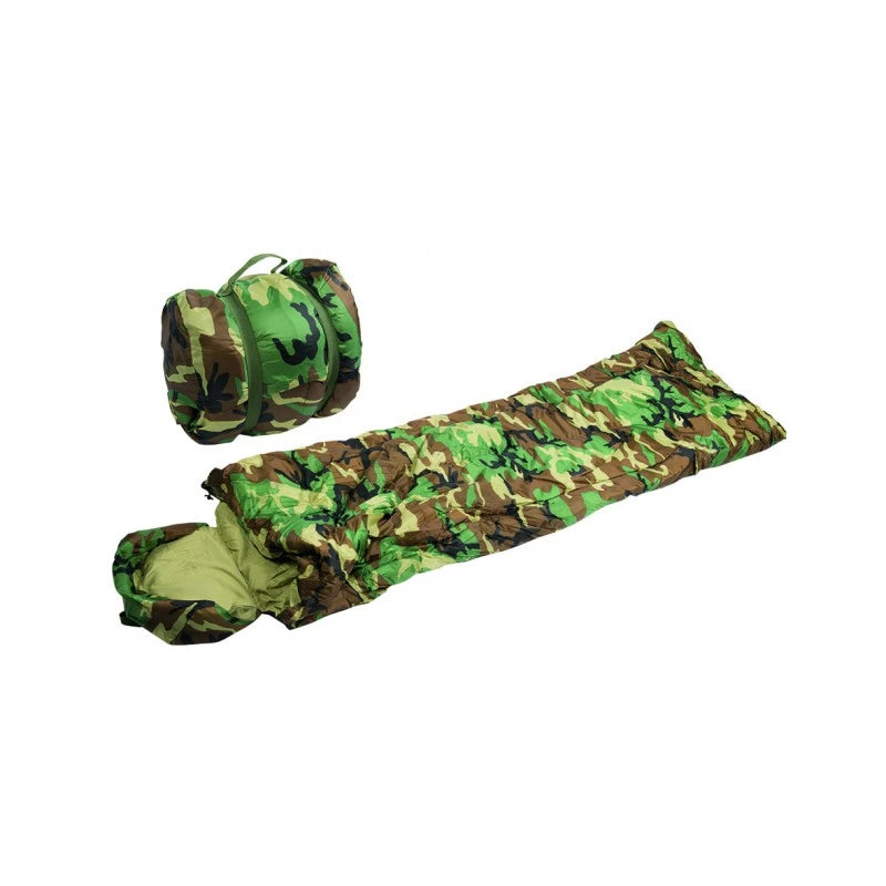 mil tec schlafsack Woodland Mil-Tec „Pilot“ Schlafsack: Schutz bis 0°C! — SOLDAT.FR