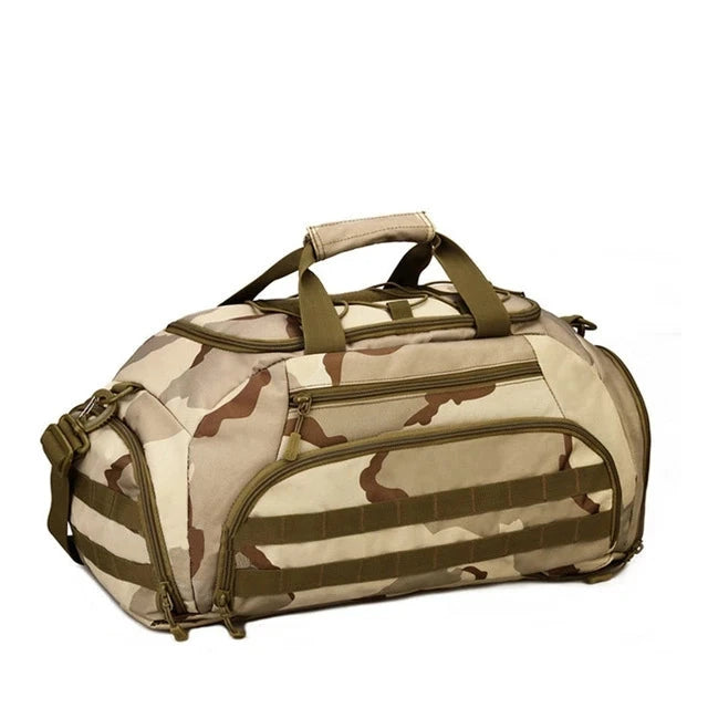 Sac de sport tactique 35L/45L camouflage beige