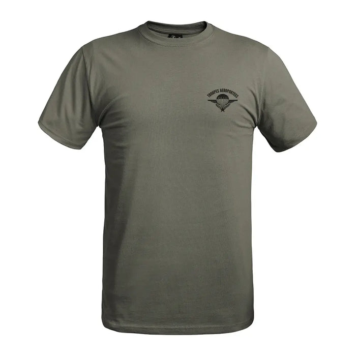 T-shirt Troupes Aéroportées STRONG Vert Olive