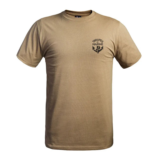 T-shirt Troupes de Marine STRONG Tan